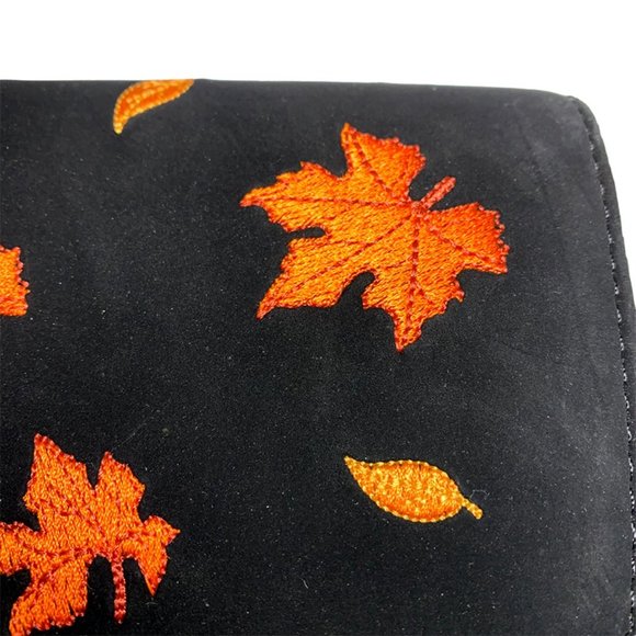 VINTAGE Fall Leaves Autumnal Box Crossbody Bag - Picture 4 of 6